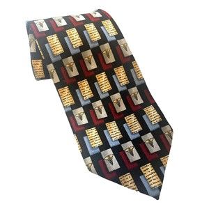 Modano Physician MD Necktie Poly Doctor Caduceus Medicine 57" x 4" Classic Tie